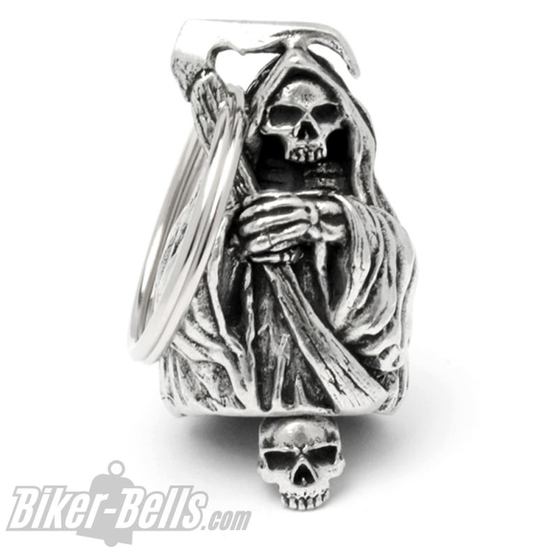 Glücksbringer Reaper Gremlin Bell Schutzengel Motorradglocke 