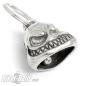 Preview: 3D Butzemann Biker-Bell Gruseliger Mumpitz Horror Gestalt Motorrad Glücksbringer