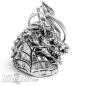 Preview: Detaillierter Drachenkopf 3D Biker-Bell Glücksbringer Drache Motorradfahrer Geschenk Preview: Detaillierter Drachenkopf 3D Biker-Bell Glücksbringer Drache Motorradfahrer Geschenk