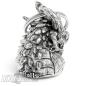 Preview: Detaillierter Drachenkopf 3D Biker-Bell Glücksbringer Drache Motorradfahrer Geschenk Preview: Detaillierter Drachenkopf 3D Biker-Bell Glücksbringer Drache Motorradfahrer Geschenk