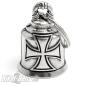 Preview: Decorated Biker-Bell with Iron Cross Lucky Charm for Motorcyclists Gift Idea Preview: Decorated Biker-Bell with Iron Cross Lucky Charm for Motorcyclists Gift Idea