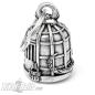 Preview: Biker-Bell with Gremlin locked in cage motorcyclist lucky bell