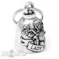 Preview: Lady Rider Biker-Bell mit Motorradfahrerin auf Motorrad Glücksbringer Geschenk Preview: Lady Rider Biker-Bell mit Motorradfahrerin auf Motorrad Glücksbringer Geschenk