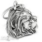 Mobile Preview: Detailed 3D Lion as Biker Bell Motorcycle Lucky Charm Biker Gift
