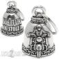 Preview: Biker-Bell "Ride It Like You Stole It" with Chains And Flames Motorcycle Bell