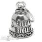 Preview: Biker-Bell "Ride It Like You Stole It" with Chains And Flames Motorcycle Bell