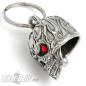 Preview: 3D Totenkopf mit Flammen und roten Augen Motorrad Glücksbringer Diamond Bell Geschenk Preview: 3D Totenkopf mit Flammen und roten Augen Motorrad Glücksbringer Diamond Bell Geschenk