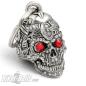 Preview: 3D Motorhead Biker-Bell Totenkopf aus Motorradteilen mit Roten Terminator Augen Preview: 3D Motorhead Biker-Bell Totenkopf aus Motorradteilen mit Roten Terminator Augen