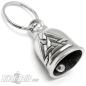 Preview: Motorrad-Glocke mit Valknut Zeichen gefallener Wikinger-Krieger Bikerbell Geschenk