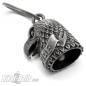 Preview: 3D Eagle Head Biker-Bell with Live To Ride Banner Highly Detailed Motorcycle Bell