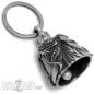 Preview: Biker-Bell mit Rose und Herz Liebe Motorradfahrer Glücksbringer Geschenkidee Preview: Biker-Bell mit Rose und Herz Liebe Motorradfahrer Glücksbringer Geschenkidee
