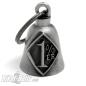 Preview: Dark Gray Onepercenter Biker Bell for Outlaw Motorcycle Clubs MC Lucky Charm Preview: Dark Gray Onepercenter Biker Bell for Outlaw Motorcycle Clubs MC Lucky Charm