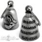 Preview: "Ride Safely I Need You Here With Me" Schutzengel Biker-Bell Motorrad Glücksbringer