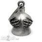 Preview: Biker-Bell with Skeleton Hands Holding Breasts Dream Bell Motorcycle Lucky Charm