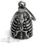 Preview: Skelett Biker-Bell Brustkorb Knochen Motorrad-Glocke Glücksbringer Geschenk Preview: Skelett Biker-Bell Brustkorb Knochen Motorrad-Glocke Glücksbringer Geschenk