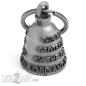 Preview: "This Bike Protected By The Good Lord And A Gun" Biker-Bell Glücksbringer Geschenk