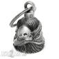 Preview: Totenkopf vor Südstaaten-Flagge Motorradfahrer Glücksbringer Glocke Rebel Bell Preview: Totenkopf vor Südstaaten-Flagge Motorradfahrer Glücksbringer Glocke Rebel Bell