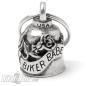 Preview: Biker Babe Gremlin Bell with Rose Lucky Charm Gift for Female Motorcyclists