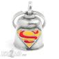 Preview: Superman Biker-Bell Glücksbringer Glocke für Superhelden Gremlin Bell Geschenk