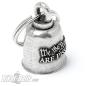 Preview: "We The People Are Pissed" Gremlin Bell Motorcyclist Lucky Charm Gift for Biker
