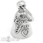 Preview: I Love You Guardian Bell Motorradfahrer Glücksbringer Glocke Biker Liebe Geschenk