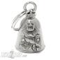 Preview: Buddha Guardian Bell mit Om-Zeichen Motorrad-Glocke Glücksbringer Biker Geschenk