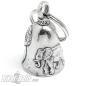 Preview: Elephant Guardian Bell Motorbike Good Luck Charm Biker-Bell Gift Elephant Family