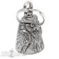 Preview: Guardian Bell with detailed Owl Motorcycle Lucky Charm Bells