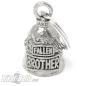 Preview: Fallen Brother Guardian Bell as a Keepsake Eagle has left Feathers Biker Gift