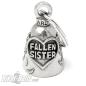 Preview: Fallen Sister Guardian Bell as a keepsake heart with wings motorcycle bell gift