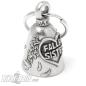 Preview: Fallen Sister Guardian Bell as a keepsake heart with wings motorcycle bell gift