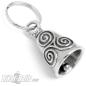 Preview: Original Guardian Bell with Triskele Celtic Triple Spiral Triskelion Lucky Charm Bell Preview: Original Guardian Bell with Triskele Celtic Triple Spiral Triskelion Lucky Charm Bell
