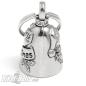 Preview: Weihnachtsmann Guardian Bell merry Christmas Biker Glücksbringer Weihnachts-Glocke