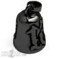 Preview: Lucky 13 Motorrad Glocke Schwarz Biker Glücksbringer aus Edelstahl Geschenkidee