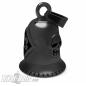 Preview: Lucky 13 Biker-Bell Schwarz Edelstahl Glücksbringer Motorrad Dreizehn Glücksglocke