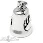 Preview: Road Bell with Bear Paw made of High Quality Stainless Steel Biker Lucky Bell Bear Totem