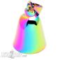 Preview: Colorful Rainbow Road Bell without Motif Plain Stainless Steel Bell for Bikes