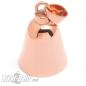 Preview: Plain Biker-Bell Rose Gold without Motif Blank Stainless Steel Bell for Motorcycles