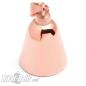 Preview: Plain Biker-Bell Rose Gold without Motif Blank Stainless Steel Bell for Motorcycles