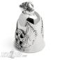 Preview: Keltisches Rad-Kreuz auf Edelstahl Biker-Bell silberfarben Motorradfahrer Geschenk Preview: Keltisches Rad-Kreuz auf Edelstahl Biker-Bell silberfarben Motorradfahrer Geschenk