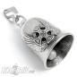 Preview: Keltisches Rad-Kreuz auf Edelstahl Biker-Bell silberfarben Motorradfahrer Geschenk Preview: Keltisches Rad-Kreuz auf Edelstahl Biker-Bell silberfarben Motorradfahrer Geschenk