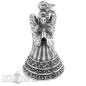 Preview: Betender Engel Biker-Bell aus Edelstahl Ride Safely, Love You, Angel Watch Over You