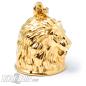 Preview: Golden High Quality Lion Biker-Bell Stainless Steel Motorcycle Lucky Charm Gift