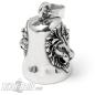 Preview: Lion Biker Bell made of Stainless Steel Motorcyclist Lucky Charm with Lion Gift idea