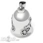 Preview: Biker-Bell mit Chopper Motorrad silber poliert aus hochwertigem Edelstahl Road Bell Preview: Biker-Bell mit Chopper Motorrad silber poliert aus hochwertigem Edelstahl Road Bell