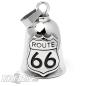 Preview: Route 66 Biker-Bell aus poliertem Edelstahl Motorrad Glücksbringer Geschenk Preview: Route 66 Biker-Bell aus poliertem Edelstahl Motorrad Glücksbringer Geschenk