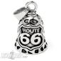 Preview: Route 66 Biker-Bell aus massivem Edelstahl schicke Motorrad-Glocke Biker Geschenk