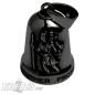 Preview: Black Biker Bell St. Christopher Patron Saint of Travellers 316L Stainless Steel