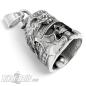 Preview: Roman Centurion Skull with Wolf Biker Bell made of Stainless Steel Motorcycle Lucky Charm