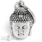 Preview: 3D Buddha Glocke der Erleuchtung und Meditation Glücksbringer aus Edelstahl